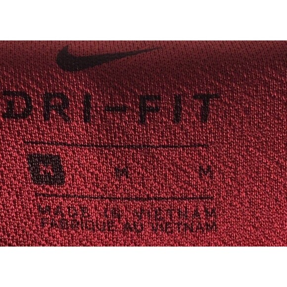 Nike Shorts Wonen’s Size Medium Maroon Red Dri Fit Running Burgundy Stretch - Picture 5 of 6